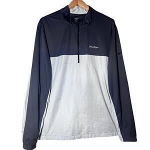 Nike Shield 1/4 Zip Jacket XL Colorblock Gray Beau Rivage Windbreaker Pullover